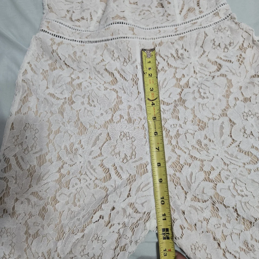 Aakaa Ivory Lace Jumpsuit Graduation/Brides - Picture 15 of 16